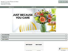 Tablet Screenshot of imondiflorists.com